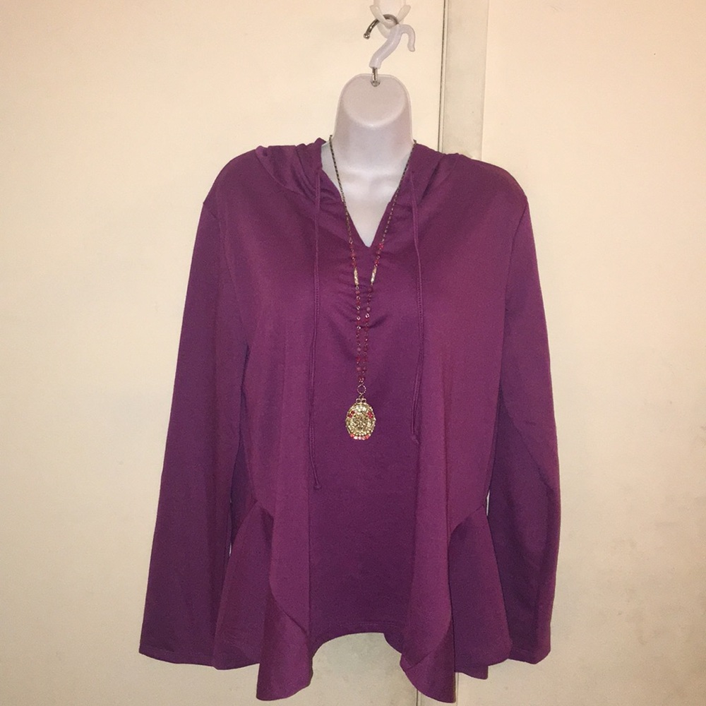 🎉PRICE DROP🎉 New Peplum Hooded Sweatshirt🎁